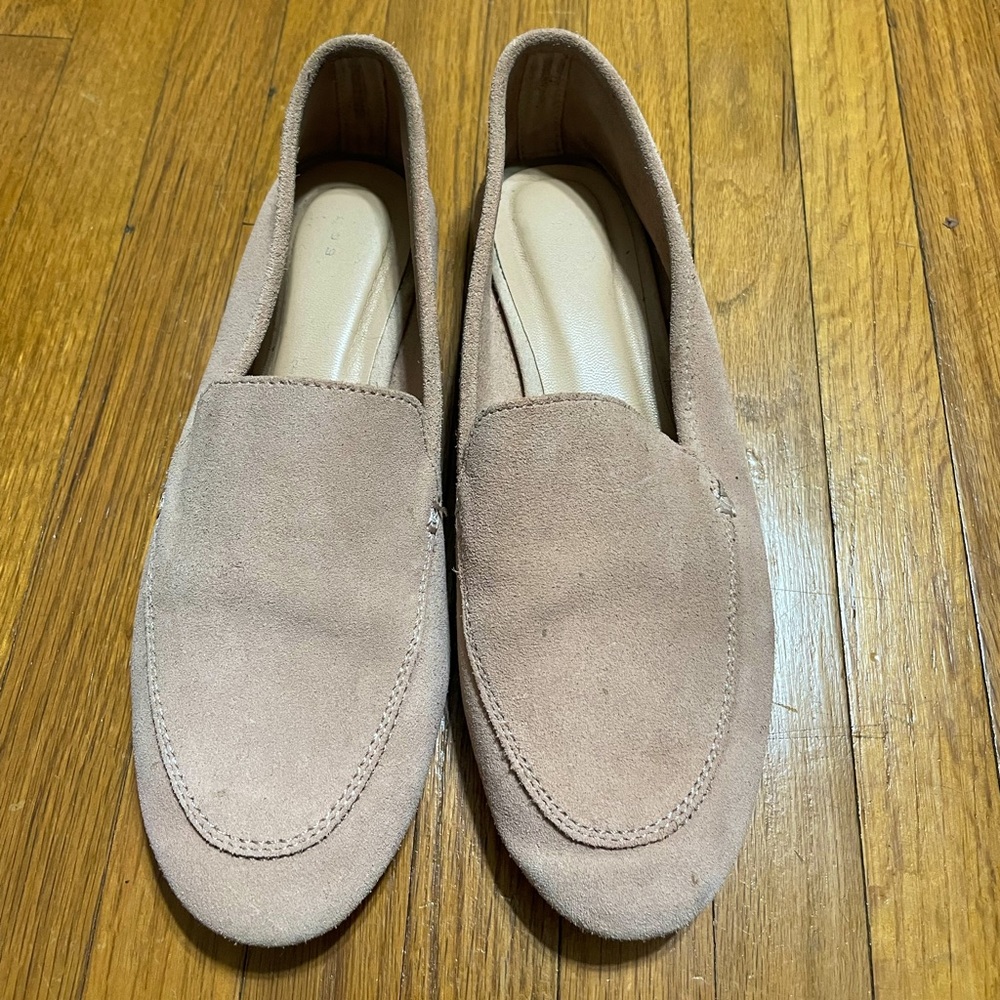 Target - Madewell: Pinky Nude Suede Ballet Flats